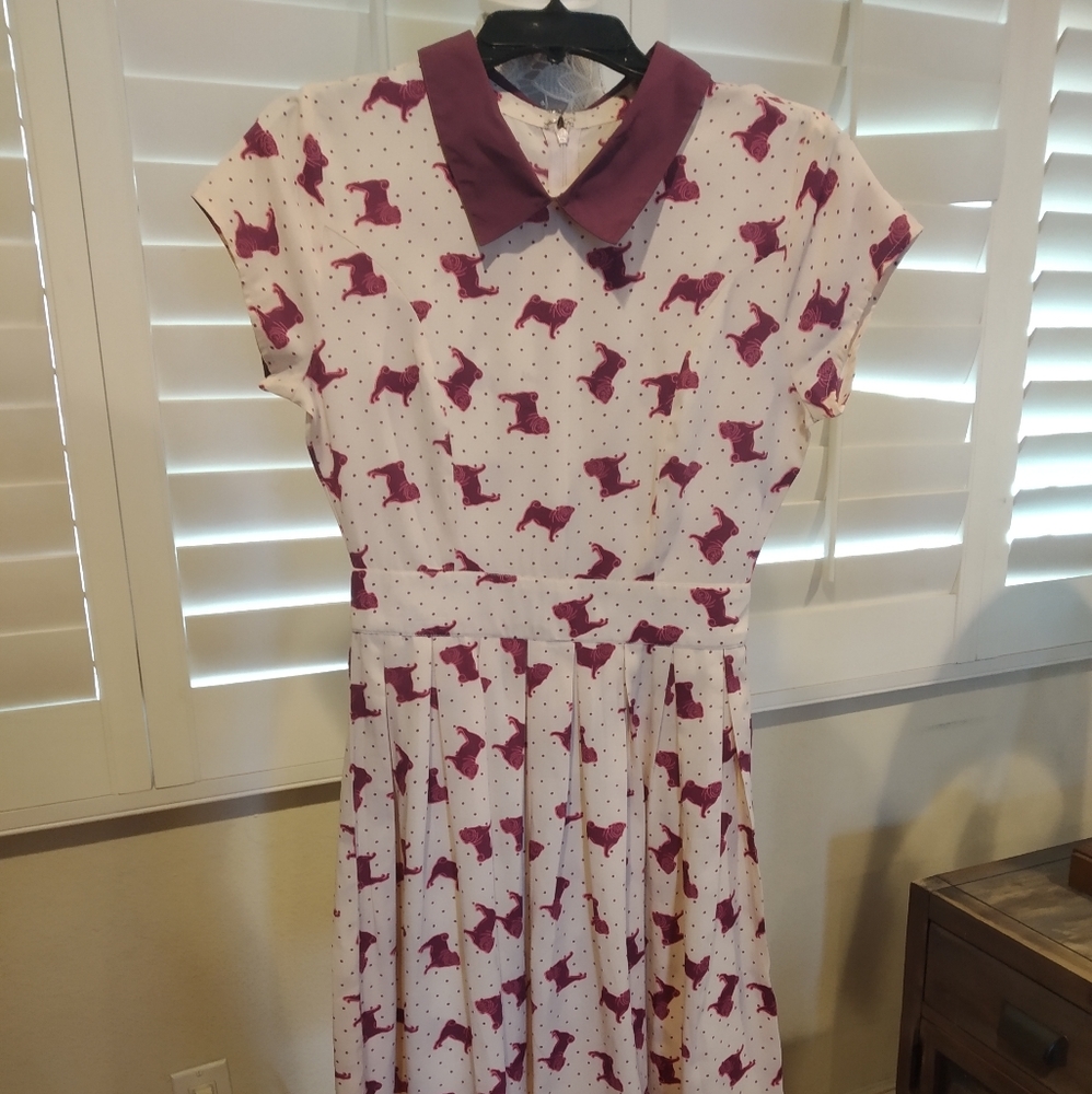 ModCloth Pug Print Dress